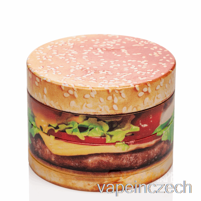 V Syndicate 2,5palcový 4dílný Mlýnek Na Ostré Kousky Dine-in Quarter Pounder Vape Bez Nikotinu